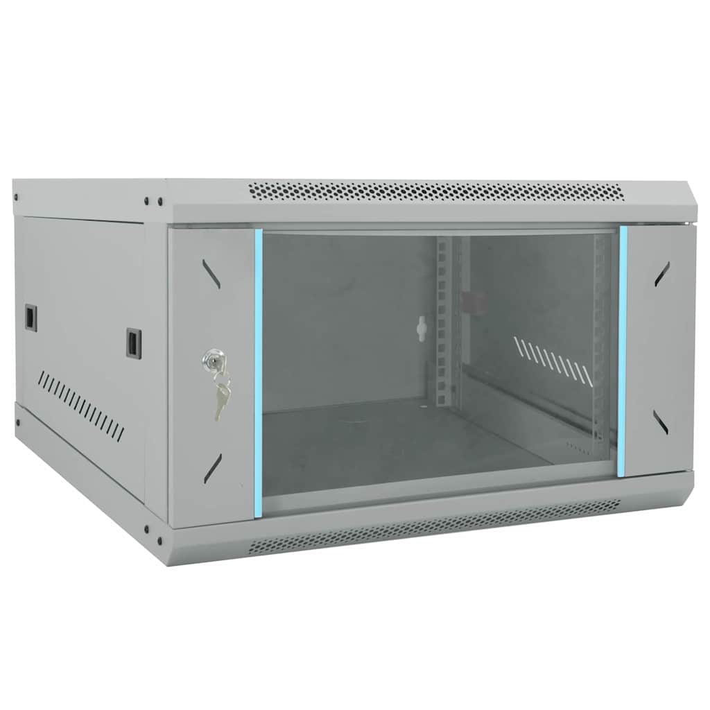 vidaXL Dulap de rețea cu depozitare Gri 53 x 60 x 30 cm Oțel