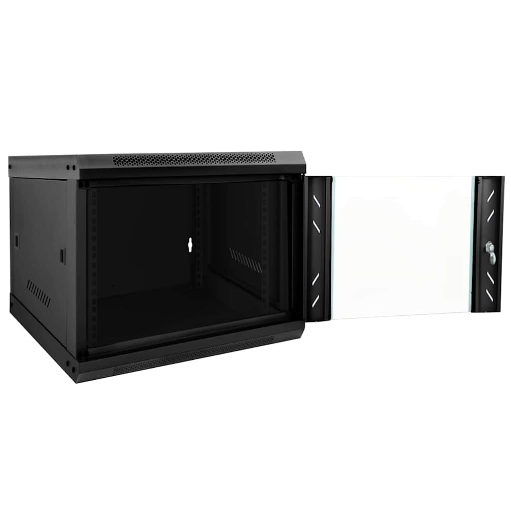 Thumbnail - vidaXL Netzwerkschrank mit Speicher Schwarz 53 x 60 x 45 cm Stahl
