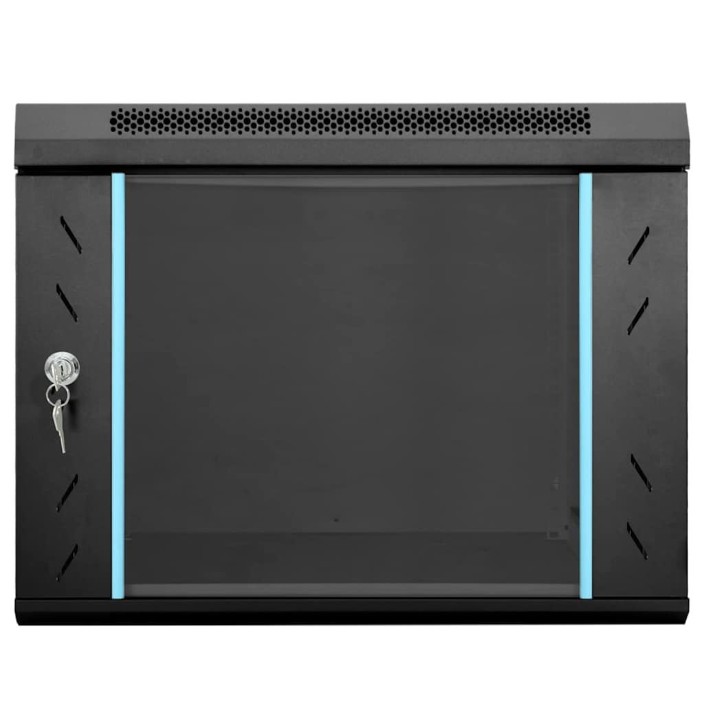 Thumbnail - vidaXL Netzwerkschrank mit Speicher Schwarz 53 x 60 x 45 cm Stahl