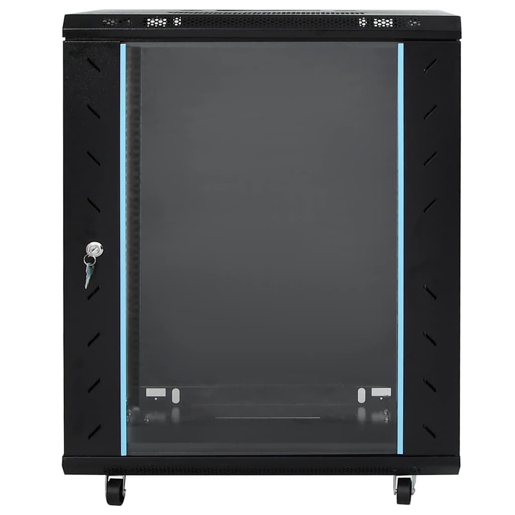 Network Cabinet with Swivel Feet Server Rack Storage Equipment IP20 vidaXL - Picture 47 of 56