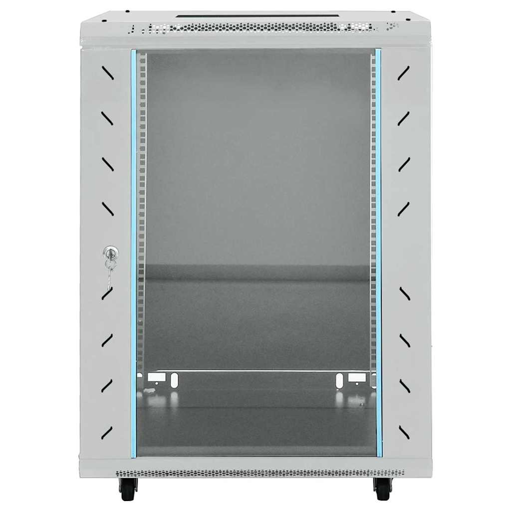Network Cabinet with Swivel Feet Server Rack Storage Equipment IP20 vidaXL - Picture 55 of 56