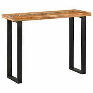 vidaXL Konsoollaud Pruun 100 x 35 x 75 cm Tugev teakpuit