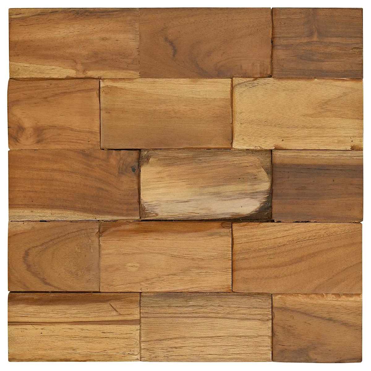 Opbevaringsskammel Brun 40 x 40 x 45 cm Massiv Teaktræ - Billede 5