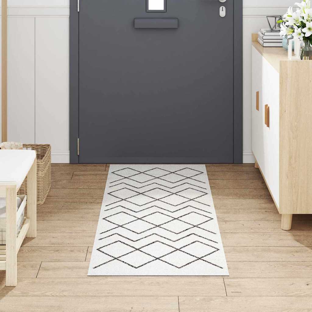 vidaXL Keuken Mat Geometric Geometrisch 60 x 180 cm Fluweel