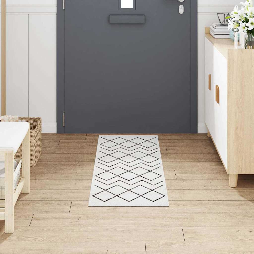 vidaXL Keuken Mat Geometric Geometrisch 45 x 150 cm Fluweel