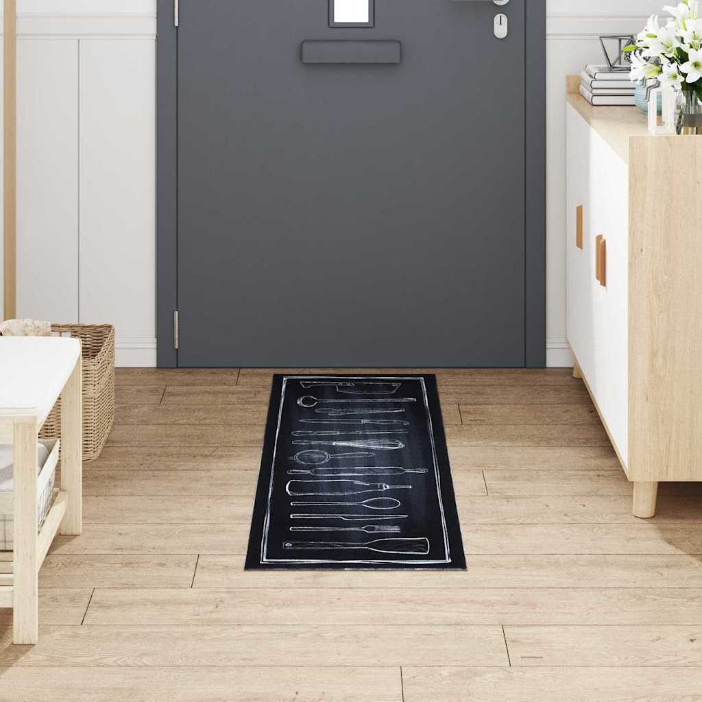 vidaXL Keuken Mat Other Chef's ruimte 45 x 150 cm Fluweel
