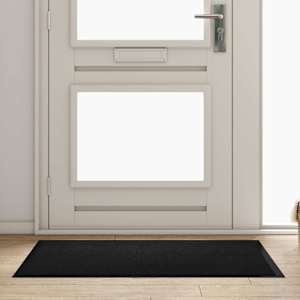 Doormat Črna 60 x 40 x 1.2 cm Teddy tkanina