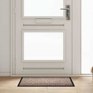 Doormat Bež 60 x 40 x 1.2 cm Teddy tkanina