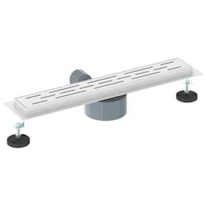 Sprchový odtok s skleněným víkem a 360° sifonem Stříbrná 50 cm - obrázek 6