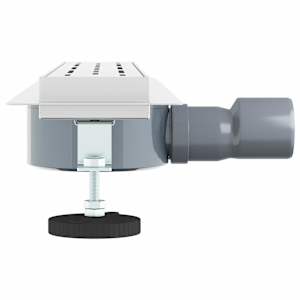 Sprchový odtok s skleněným víkem a 360° sifonem Stříbrná 50 cm - obrázek 5