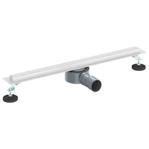 360° odtok na sprchu s slim modelem Stříbrná 60 cm - obrázek 2