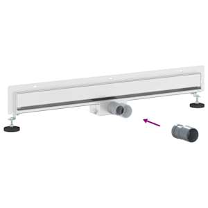 Nástěnný sprchový odtok Stříbrná 80 cm Nerezová ocel 304 - obrázek 12