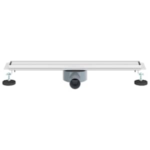 Sprchový odtok 2 v 1 s 360° sifonem Stříbrná 60 cm - obrázek 4