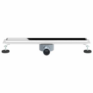 Sprchový odtok s skleněným víkem a 360° sifonem Černá 60 cm - obrázek 4