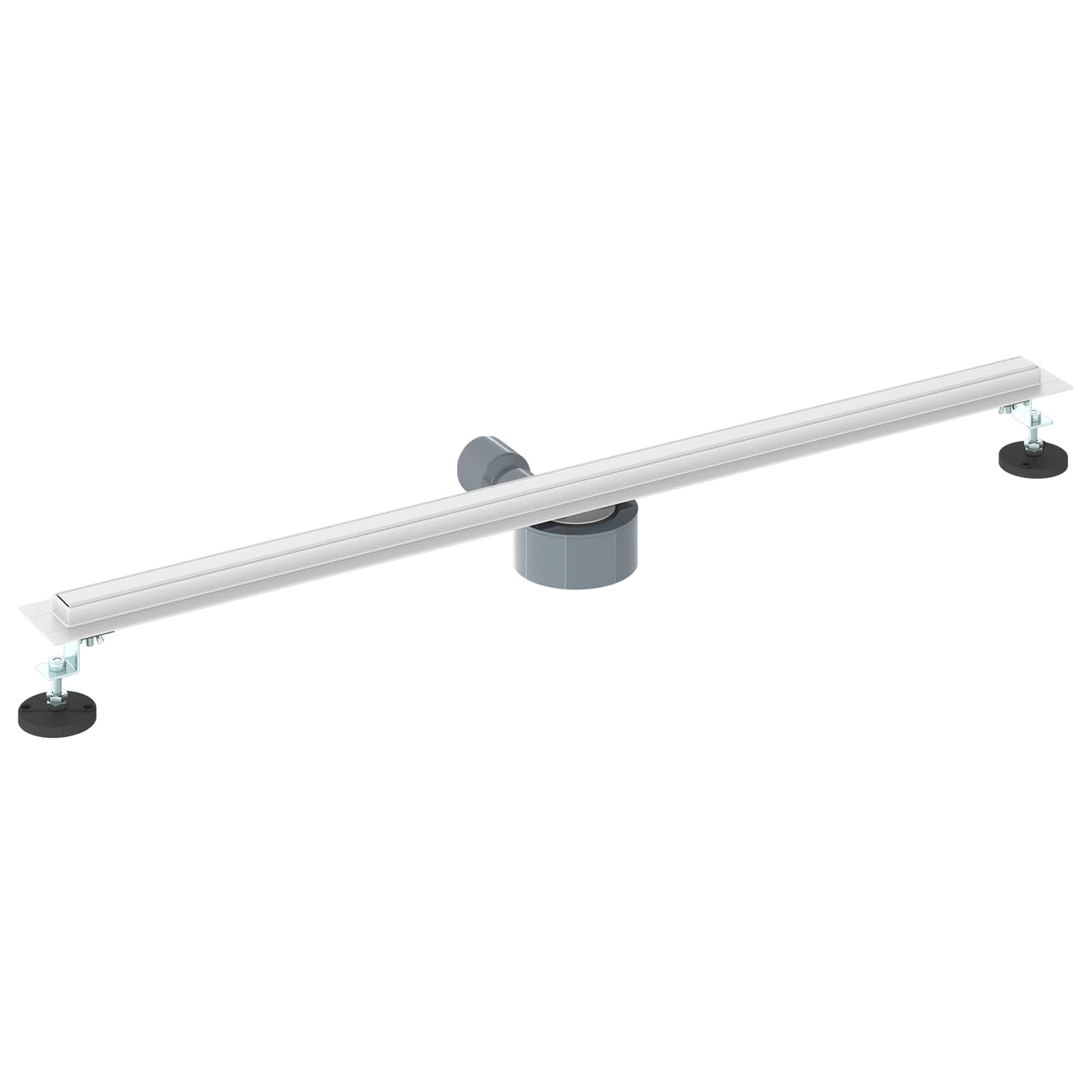 360° odtok za tuš s tankskim modelom srebrna 90 cm - slika 6