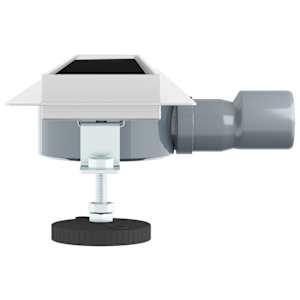 Sprchový odtok s skleněným víkem a 360° sifonem Černá 70 cm - obrázek 5