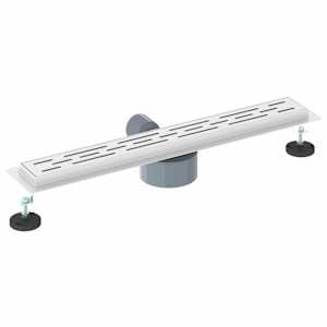 Sprchový odtok s skleněným víkem a 360° sifonem Stříbrná 60 cm - obrázek 6