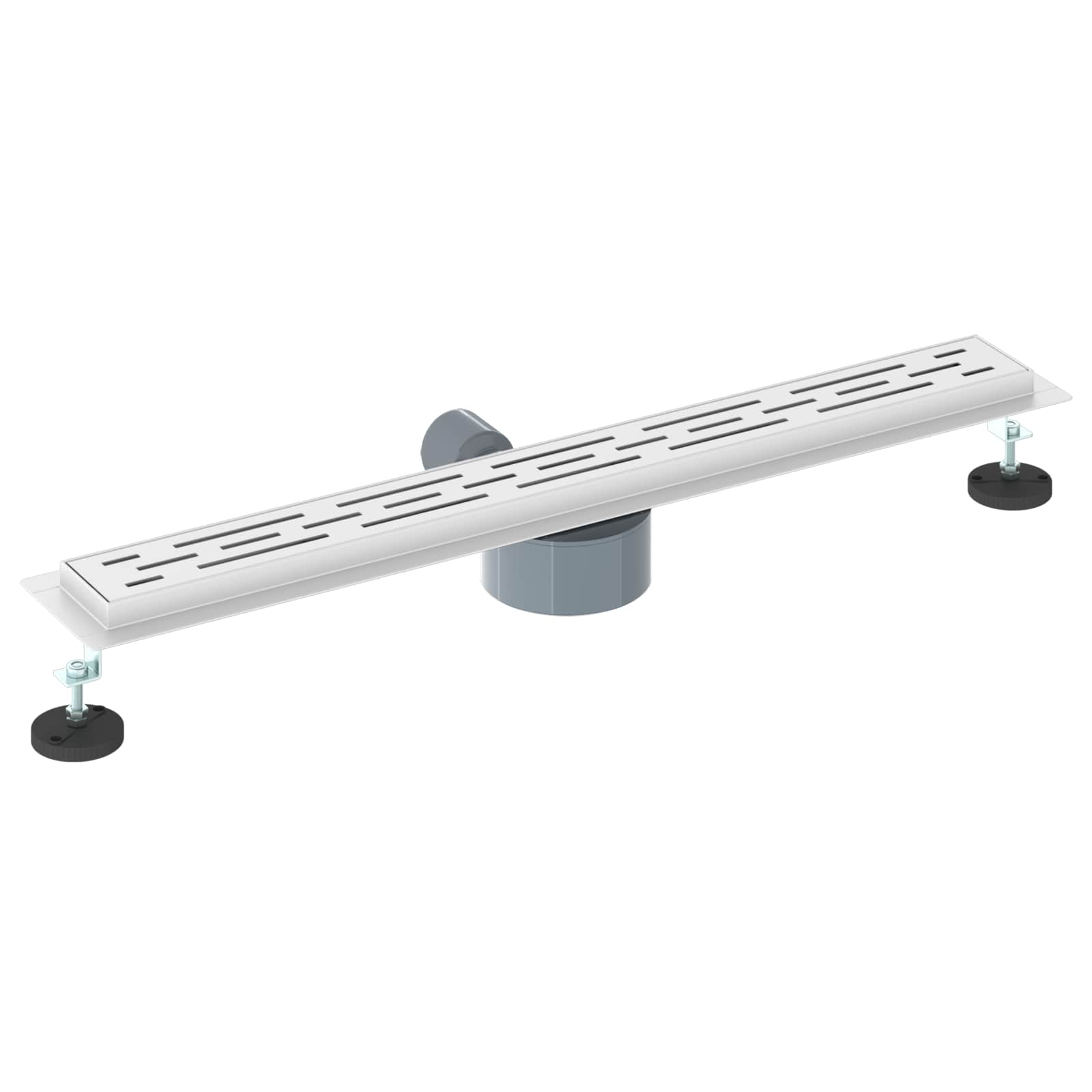 Tuš odtok Stekleni pokrov s 360° sifonom srebrna 70 cm - slika 6