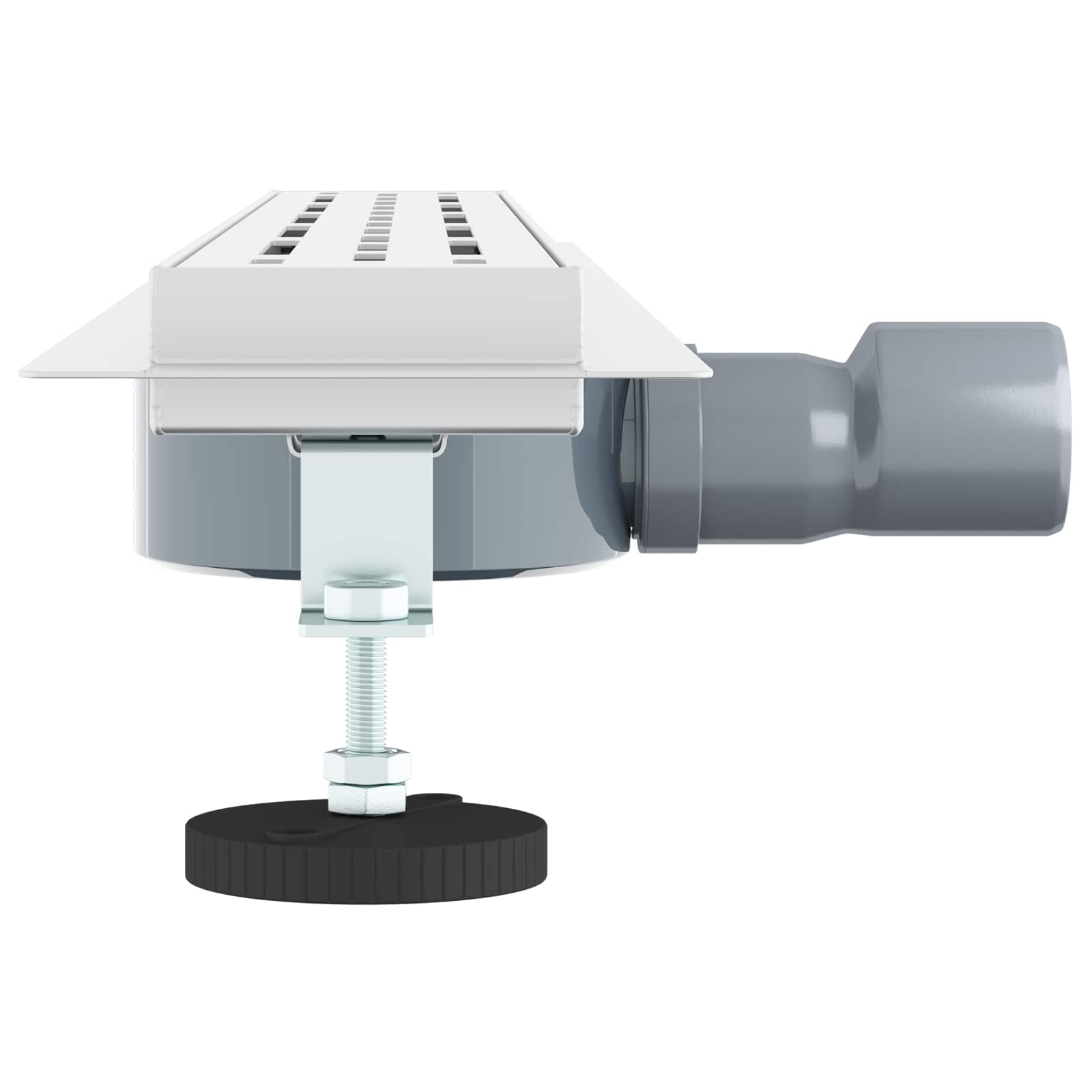 Tuš odtok Stekleni pokrov s 360° sifonom srebrna 70 cm - slika 5