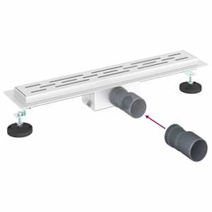 Sprchový odtok s designem linie Stříbrná 60 cm - obrázek 12