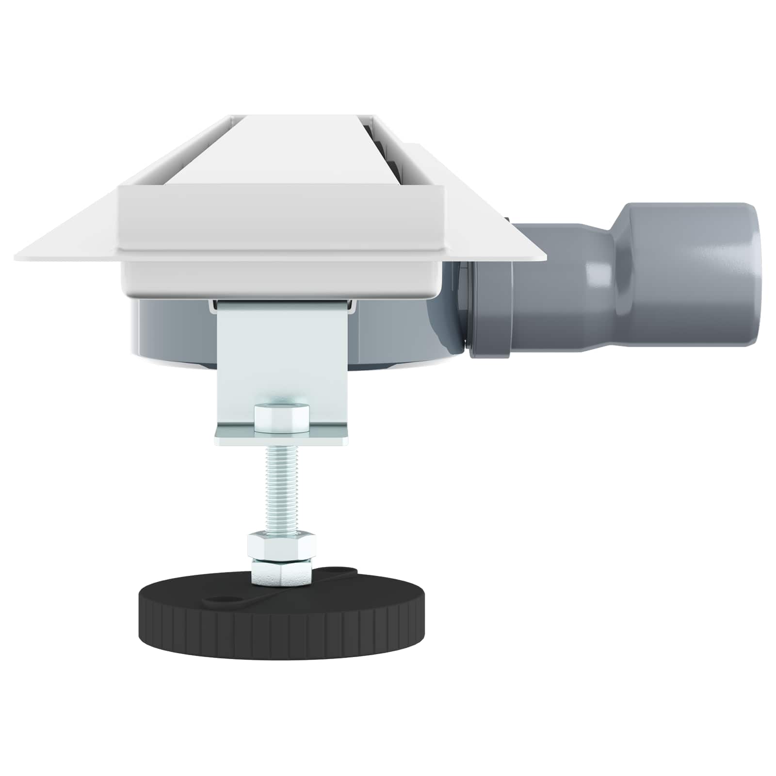 Tuš odtok 2-v-1 z 360° sifonom srebrna 90 cm - slika 5