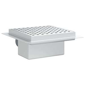 Sprchový odtok s tečkami Stříbrná 15 x 15 cm Nerezová ocel 304 - obrázek 6