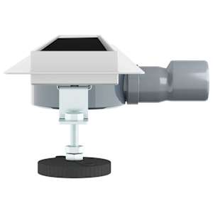 Sprchový odtok s skleněným víkem a 360° sifonem Černá 80 cm - obrázek 5