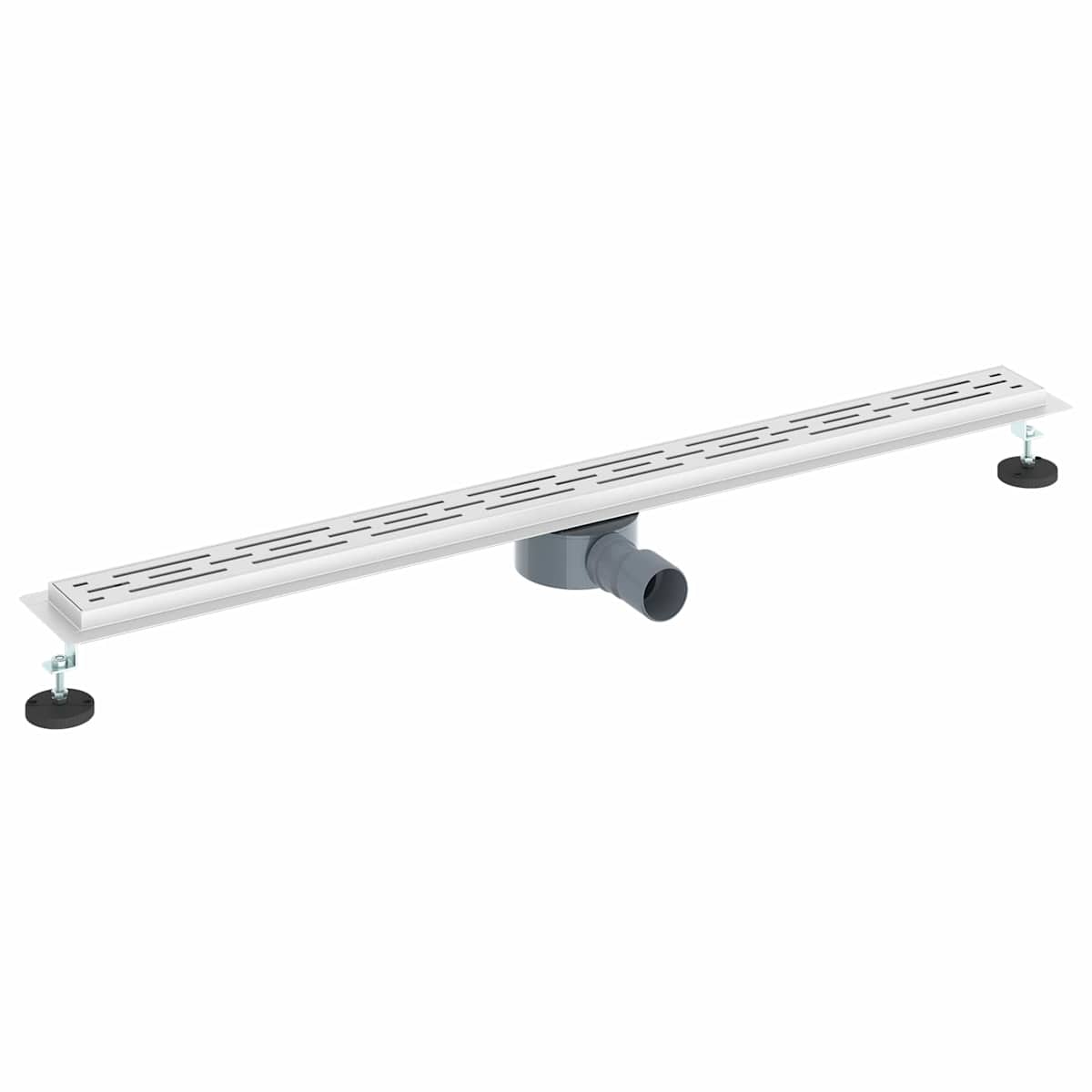 Bruseafløb Linje Design med 360° Siphon Sølv - Billede 2