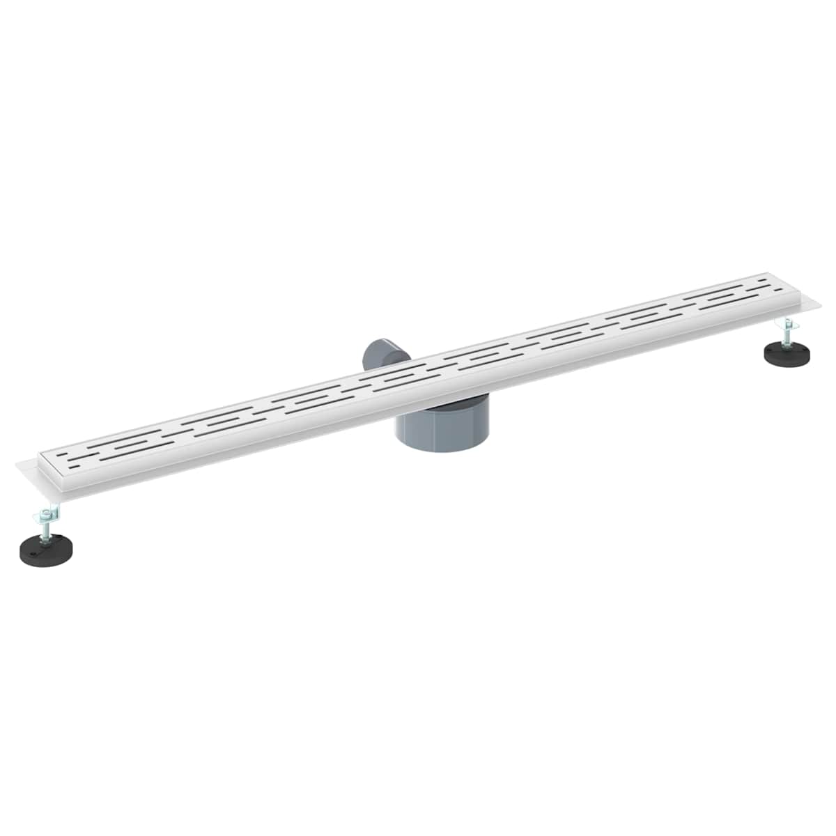 Bruseafløb Linje Design med 360° Siphon Sølv - Billede 6