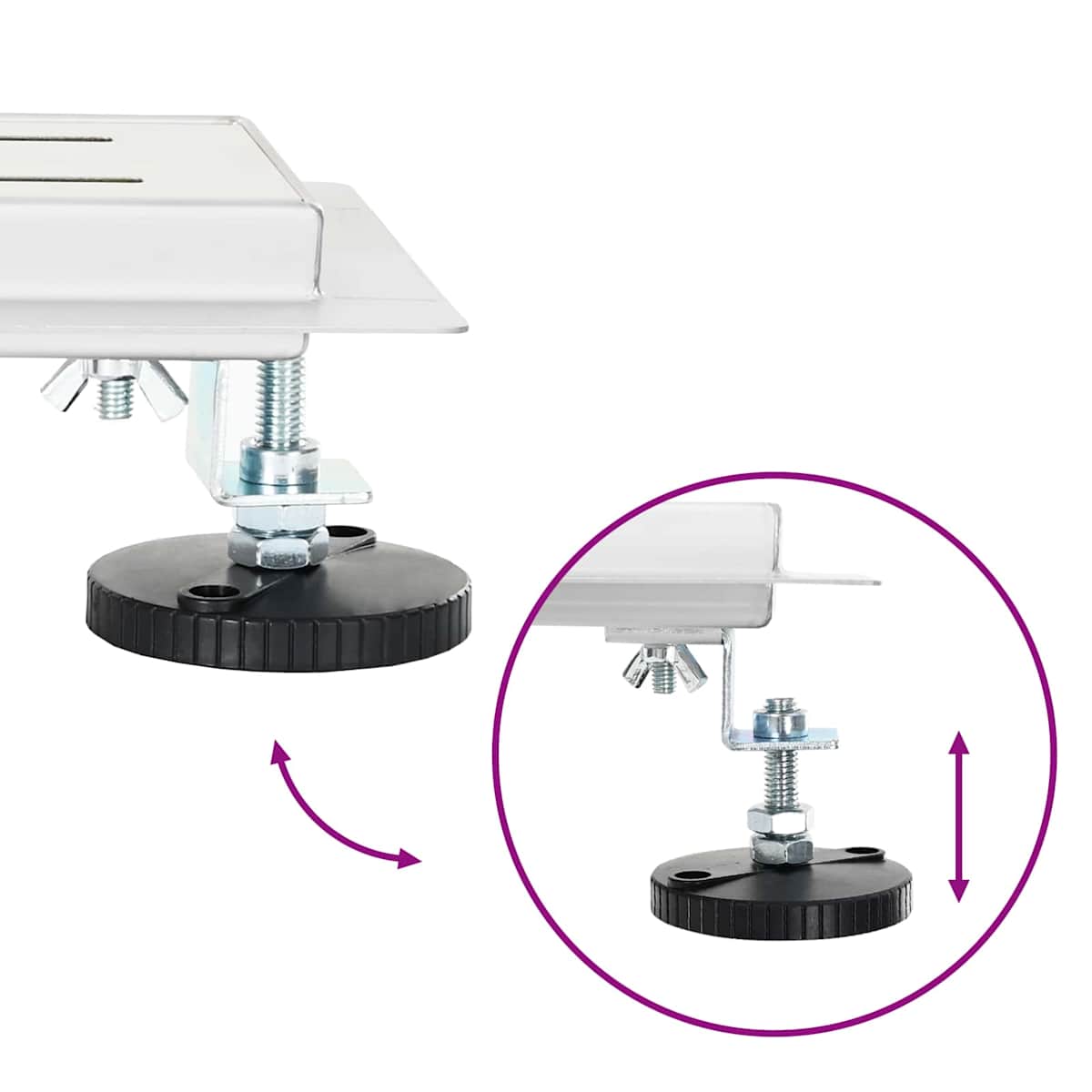 Bruseafløb Linje Design med 360° Siphon Sølv - Billede 11