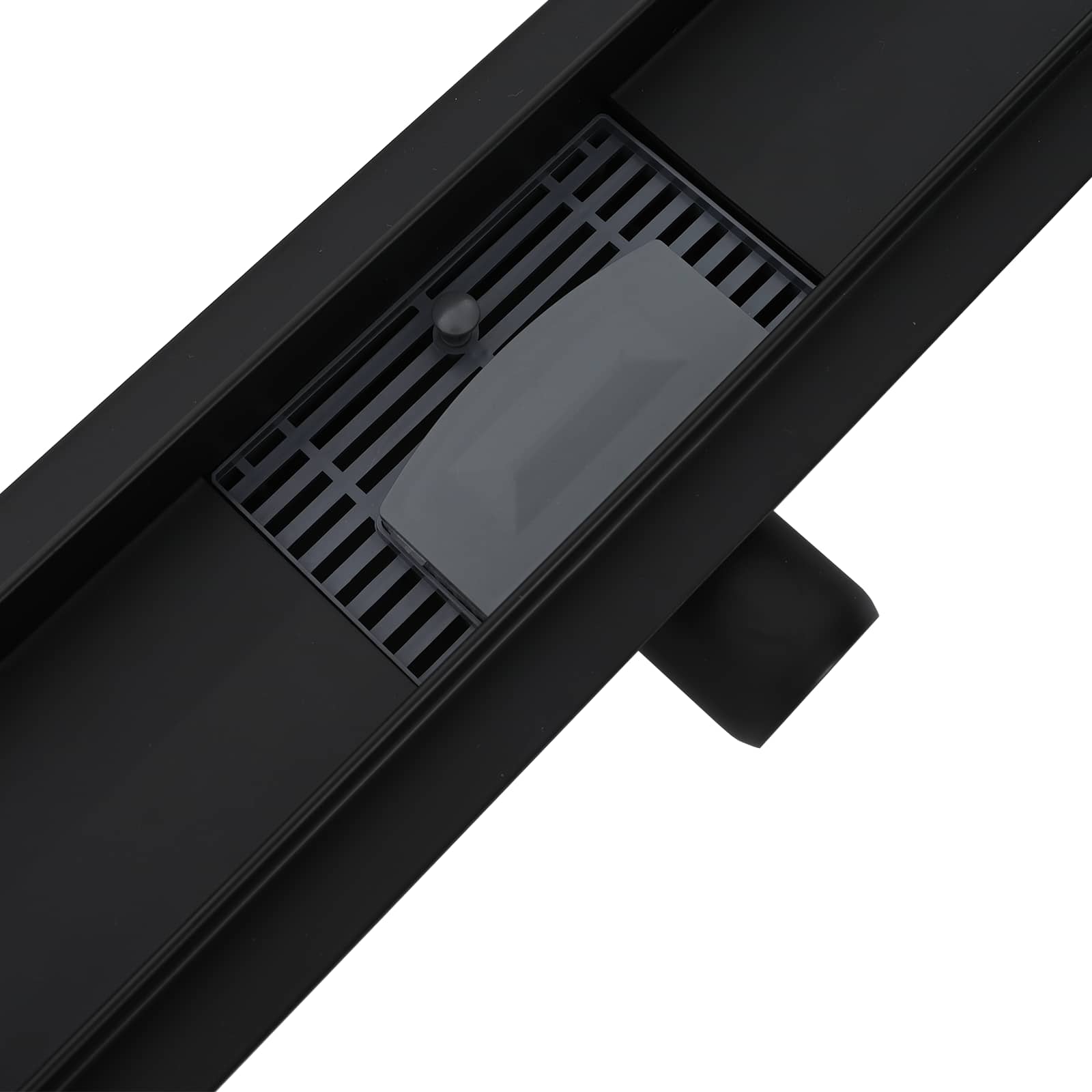 2 v 1 Odvod za prho Črna 90 cm Nerjaveče jeklo 304 - slika 9