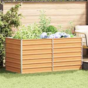 Vrtna visoka greda Svetlo rjava 160 x 80 x 77 cm