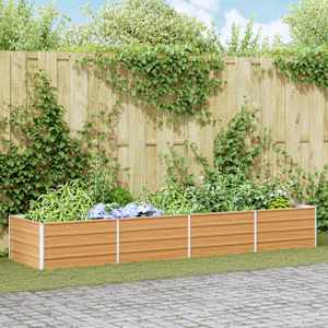 Vrtna visoka greda Svetlo rjava 320 x 80 x 45 cm