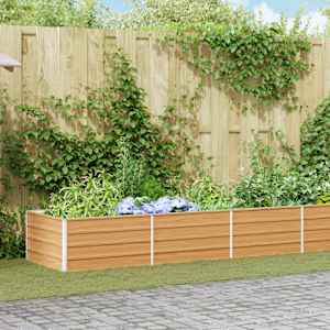 Vrtna visoka greda Svetlo rjava 480 x 80 x 45 cm