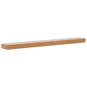 vidaXL K&otilde;rgendatud aia taimelava Helepruun 775 x 100 x 36 cm