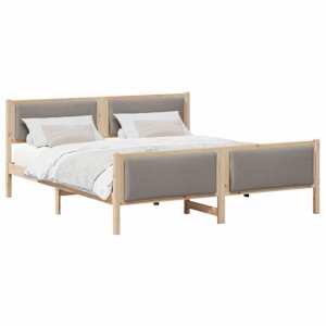 Rám postele s čelo Taupe 180 x 200 cm textil - obrázek 2
