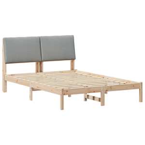 Rám postele s čelo Hnědá a světlá šedá 150 x 200 cm - obrázek 2