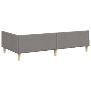 Rohový rám postele s matrací s matrací 2 pcs Taupe textil - obrázek 9