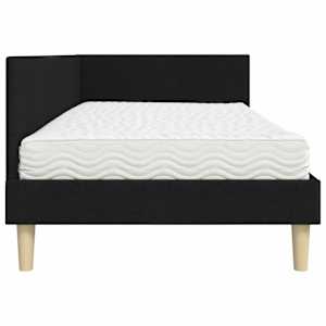 Rohový rám postele s matrací Jiný s čelo 2 pcs Zelená textil - obrázek 8