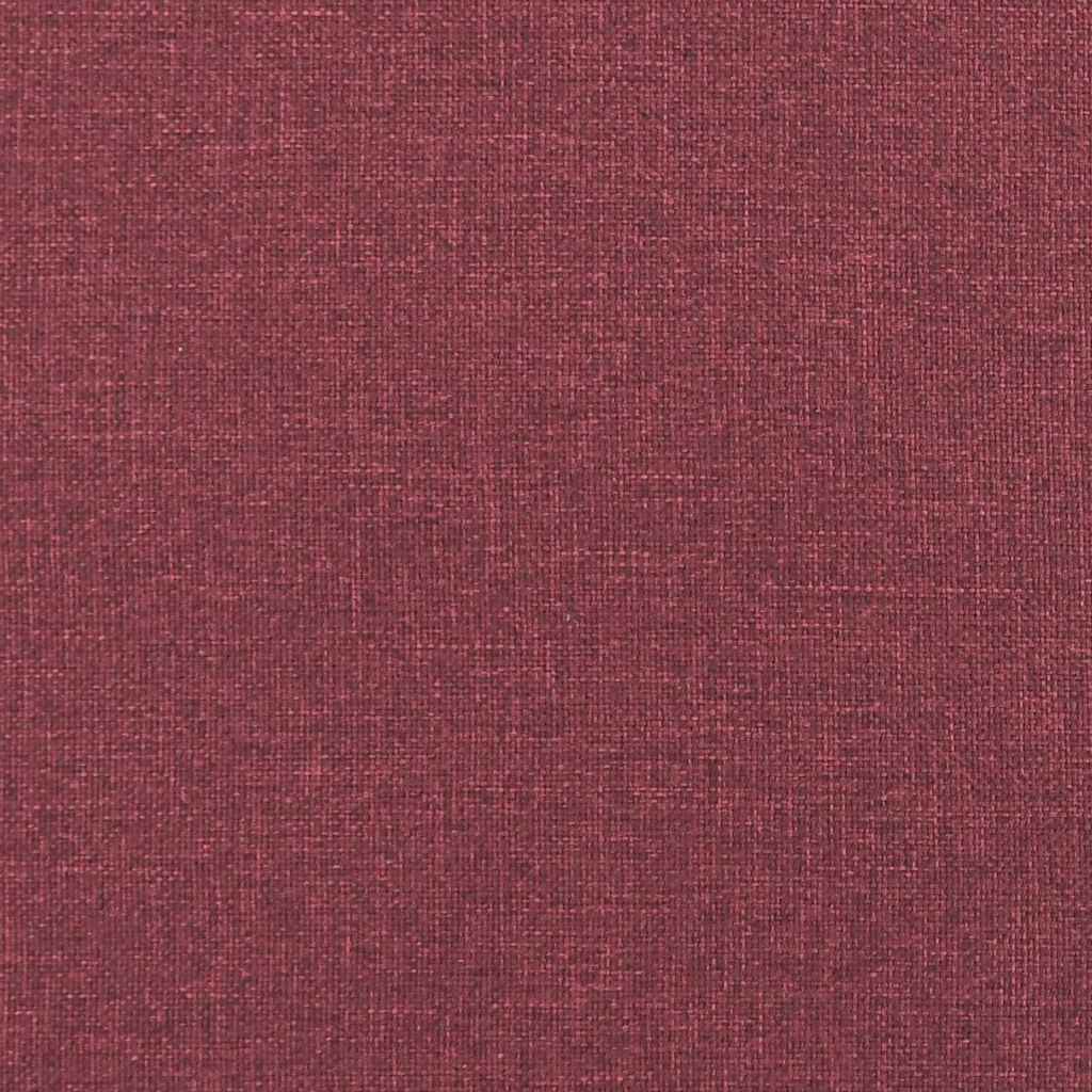 Rohový rám postele Víno Červené 80 x 200 cm textil - obrázek 13