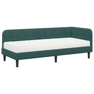 vidaXL Nurgavoodi raam Tume rohelise 80 x 200 cm Samet