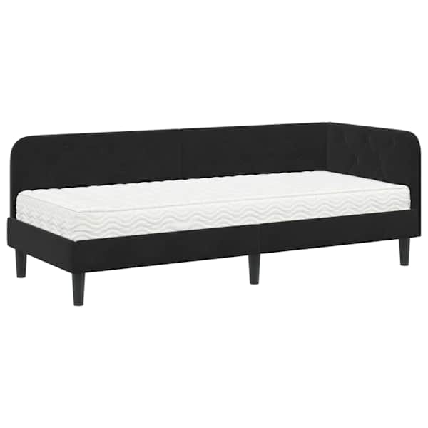 vidaXL Nurgavoodi raam Must 80 x 200 cm Samet