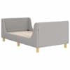 vidaXL Laste voodiraam peatoega peaga Helehall 80x160 cm Boucl&eacute;