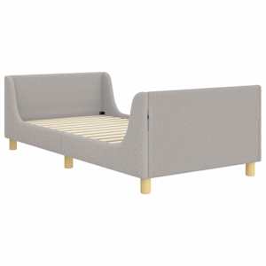 vidaXL Laste voodiraam peatoega peaga Helehall 80x200 cm Boucl&eacute;