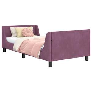 vidaXL Laste voodiraam peatoega peaga Lilla 80 x 200 cm Samet