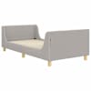vidaXL Laste voodiraam peatoega peaga Helehall 90x190 cm Boucl&eacute;