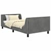 vidaXL Laste voodiraam peatoega peaga Tumehall 90 x 190 cm Samet