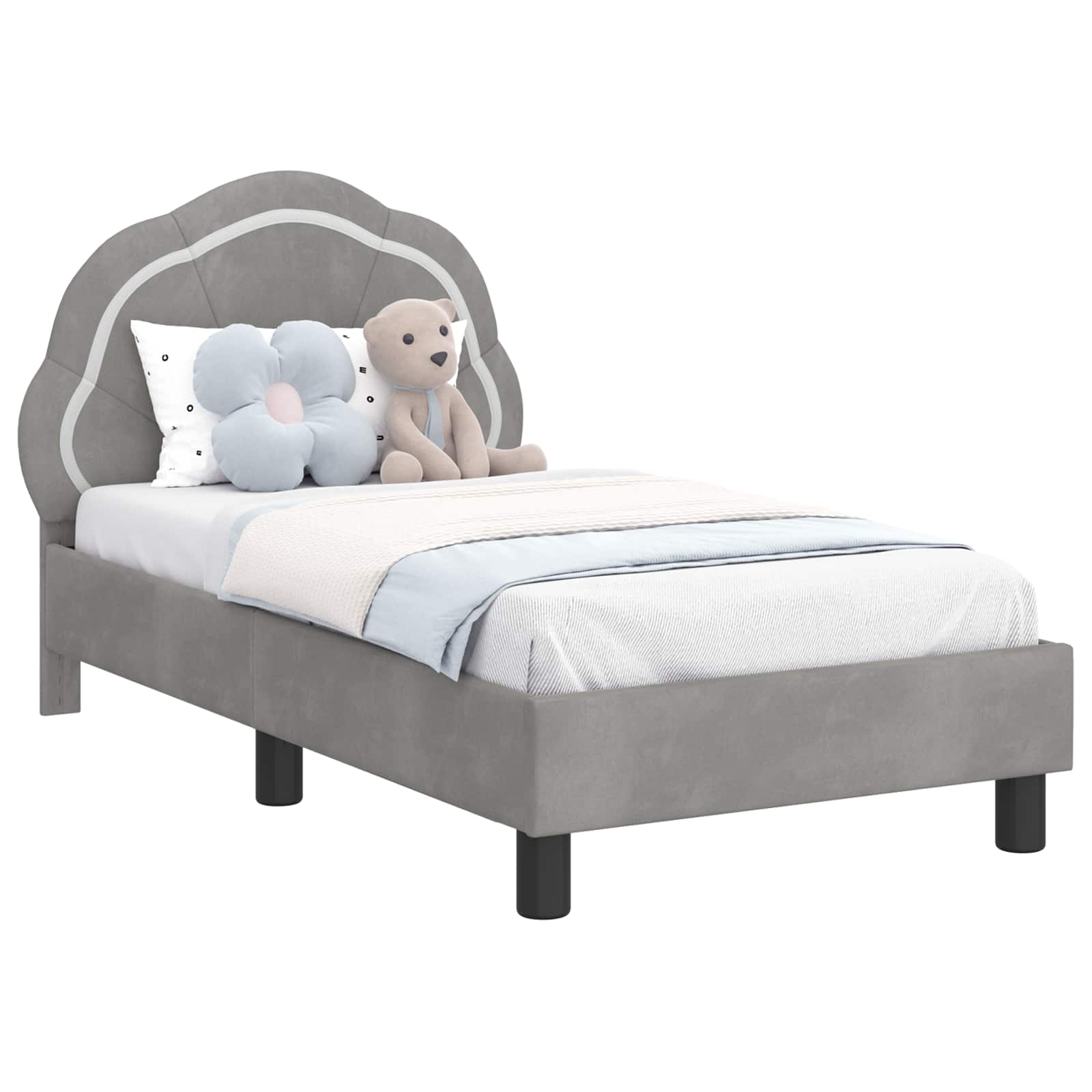 Kuni 3-aastase voodi raam koos peatoega Helehall 70 x 140 cm 2 Kõik vajalik sinu aeda ja koju! Kuni 3-aastase voodi raam koos peatoega Helehall 70 x 140 cm - Image 2