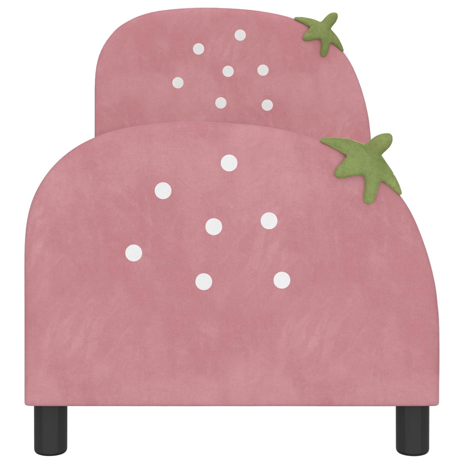 Kuni 3-aastase voodi raam koos peatoega Roosa 70 x 140 cm Samet 150 Kõik vajalik sinu aeda ja koju! Kuni 3-aastase voodi raam koos peatoega Roosa 70 x 140 cm Samet - Image 5