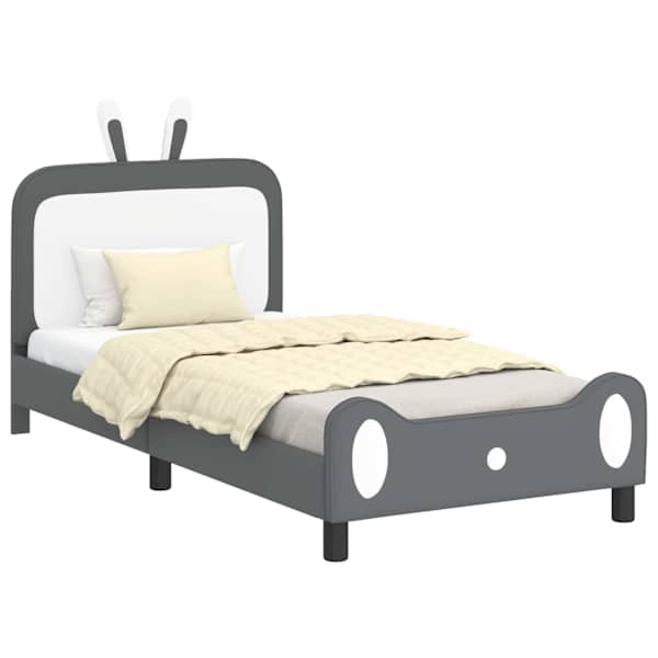 vidaXL Laste voodiraam peatoega Helehall 80 x 200 cm PU